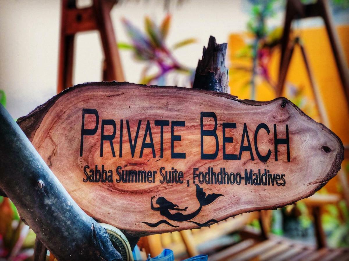 Sabba Summer Suite , Fodhdhoo - Maldives Luaran gambar